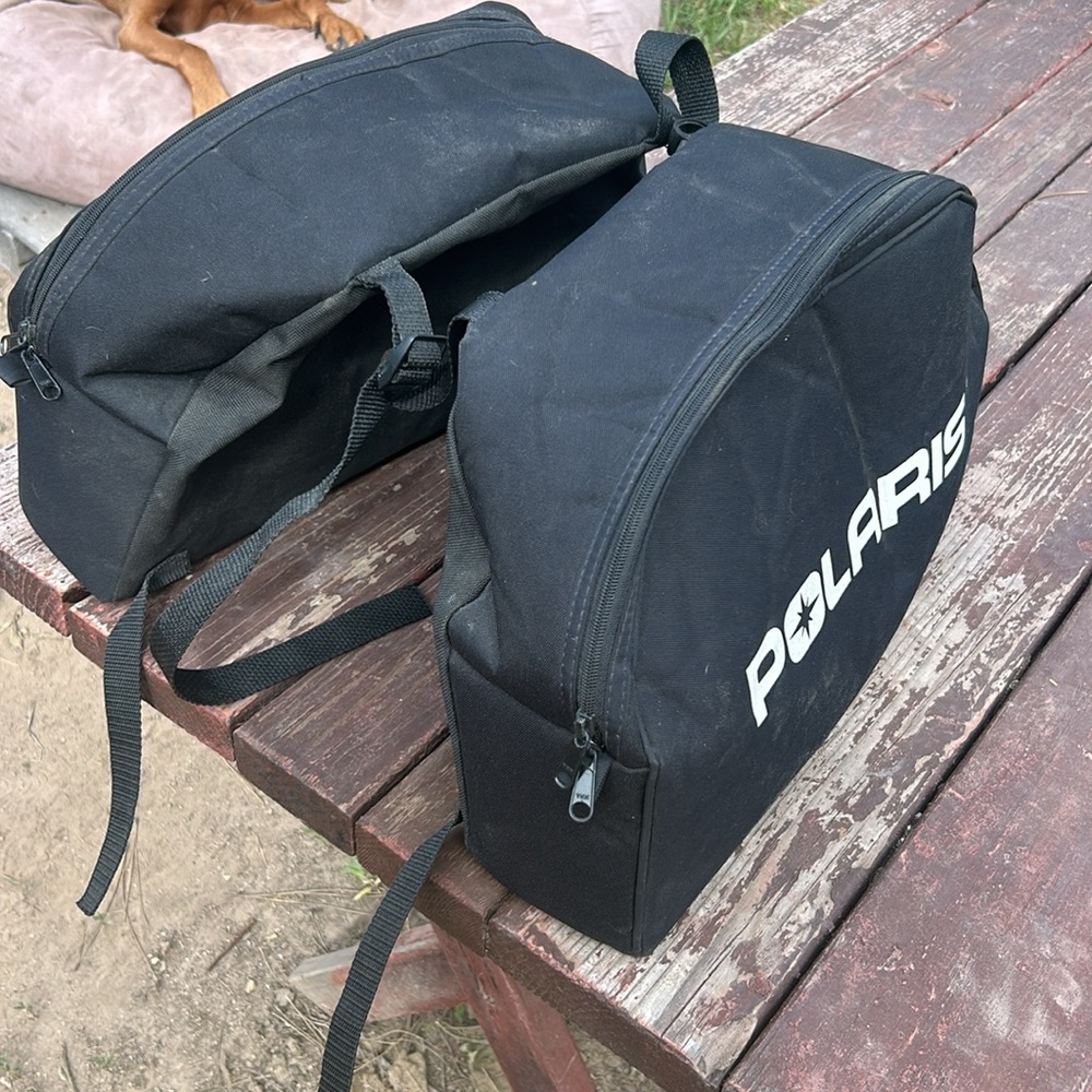Polaris Black Storage Saddlebags - Picture 3 of 7